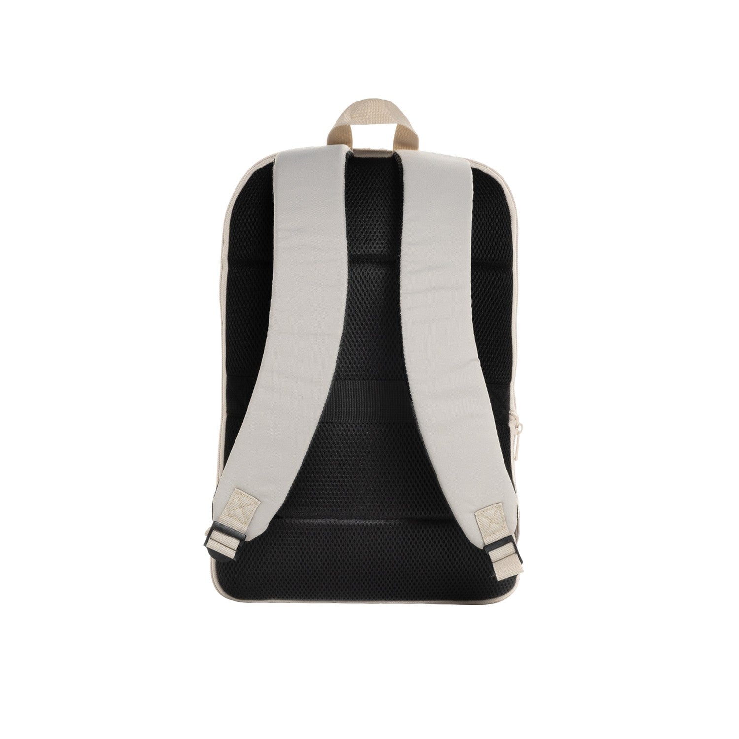 Beige - Back - XD Collection Flexpack Aware RPET Slim Laptop Backpack