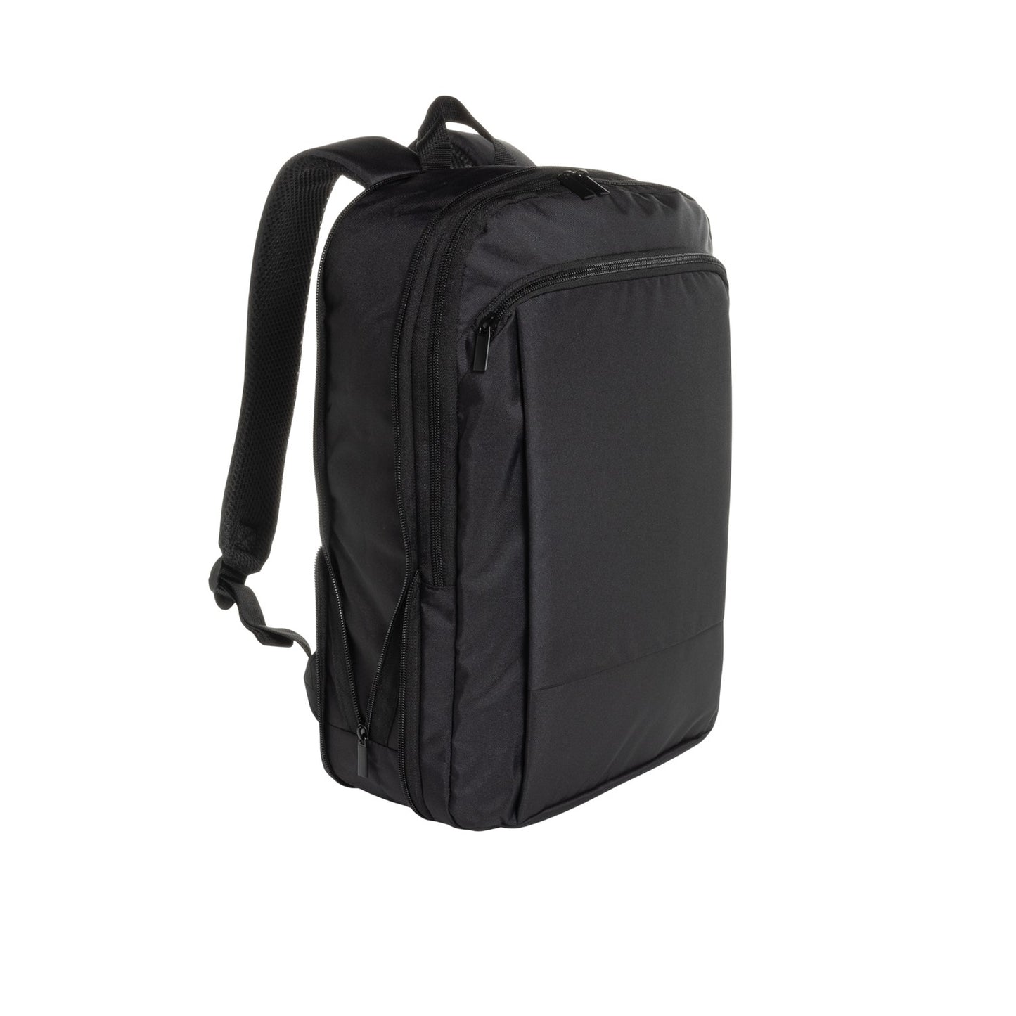 Black - Pack Shot - XD Collection Flexpack Aware RPET Slim Laptop Backpack