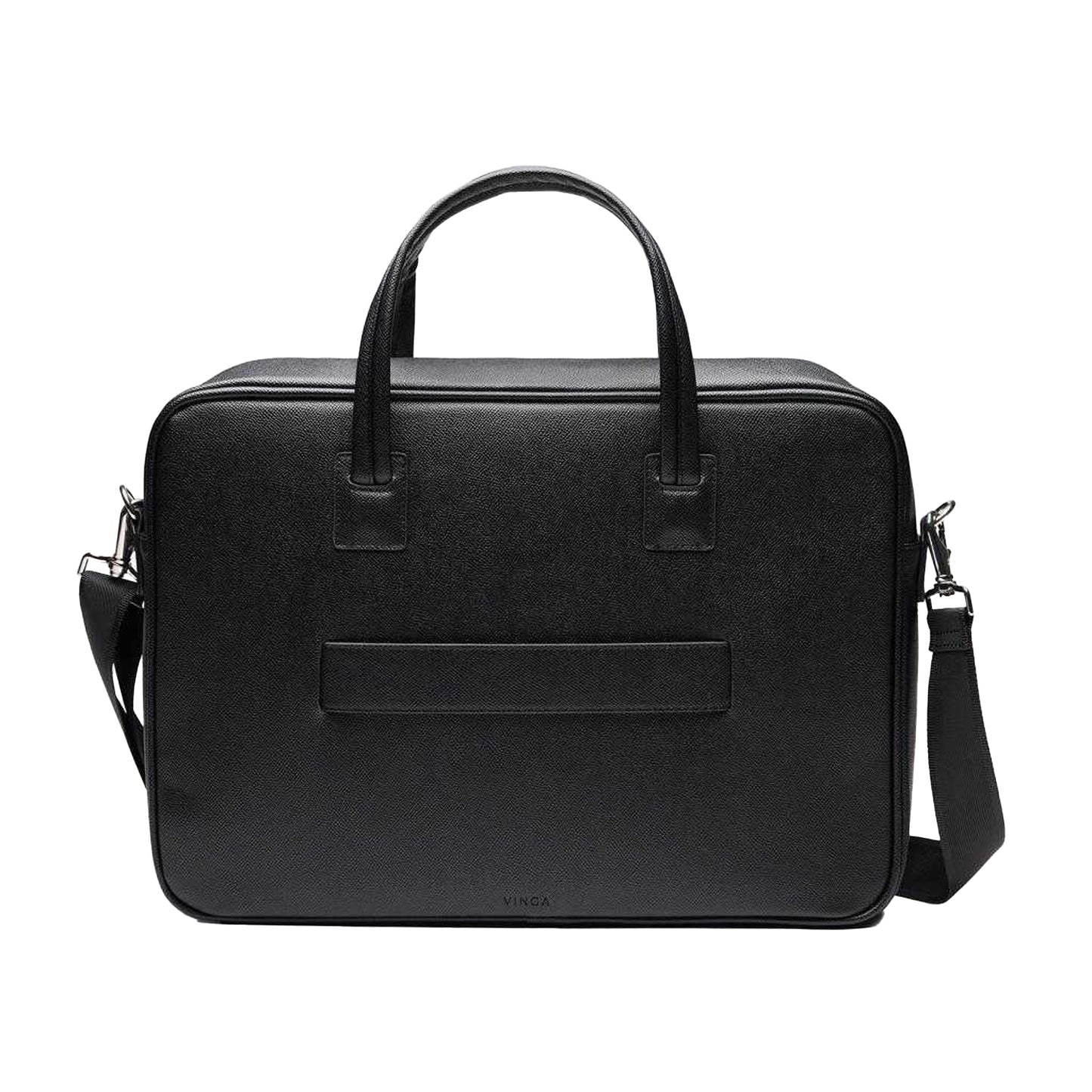 Black - Back - Vinga Bermond Recycled Laptop Bag