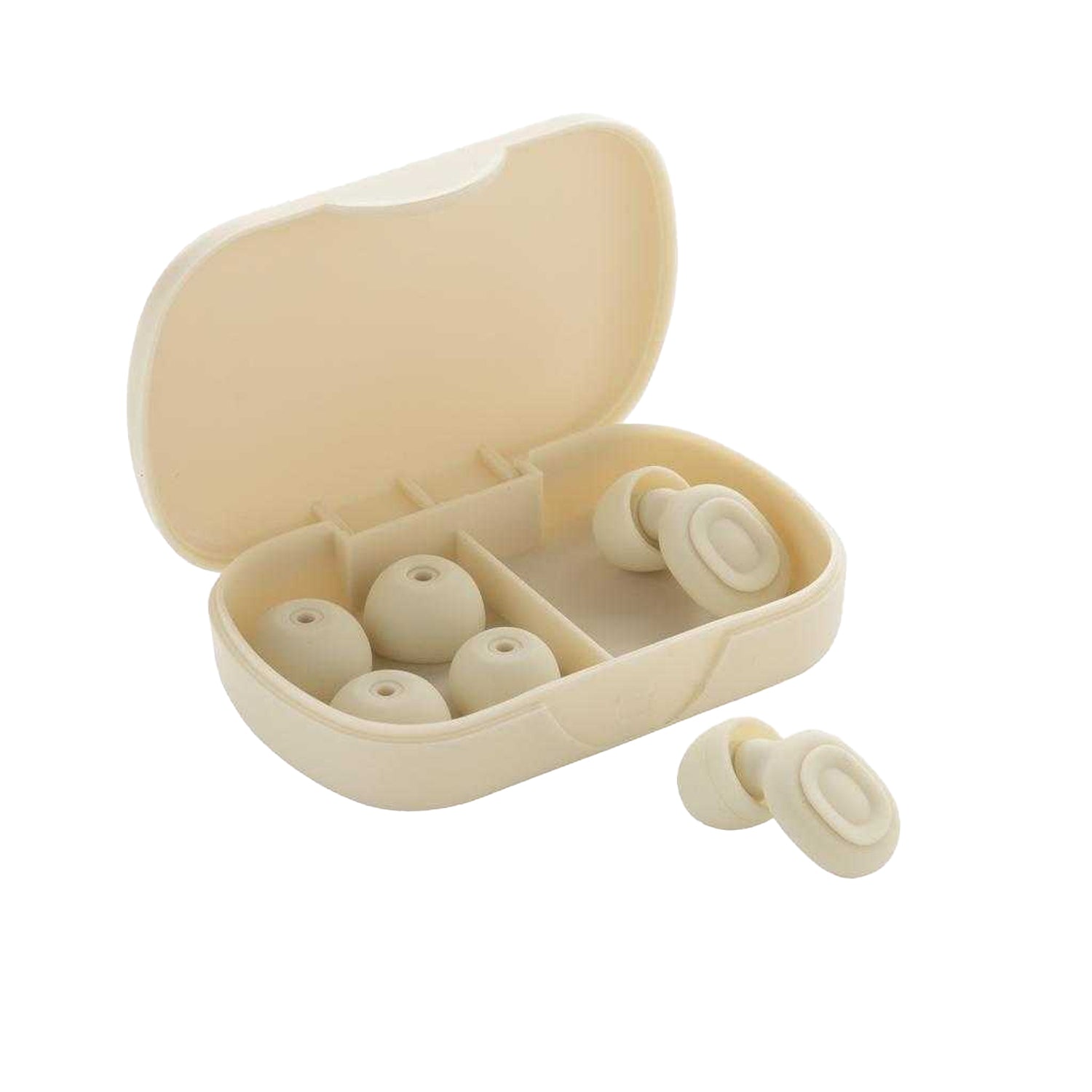 Beige - Front - XD Collection Sereva Noise Reducing Earplugs