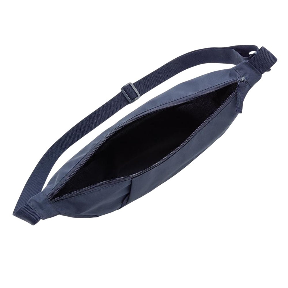 Navy - Side - XD Collection Crescent XL Half Moon RPET Aware 10L Crossbody Bag