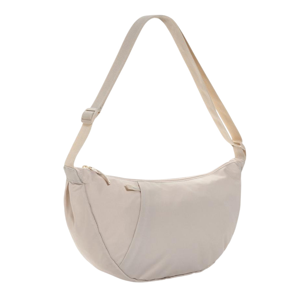 Beige - Back - XD Collection Crescent XL Half Moon RPET Aware 10L Crossbody Bag