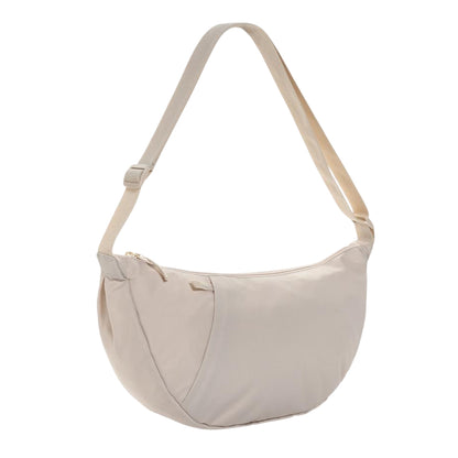 Beige - Back - XD Collection Crescent XL Half Moon RPET Aware 10L Crossbody Bag