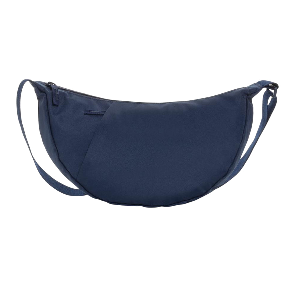 Navy - Front - XD Collection Crescent XL Half Moon RPET Aware 10L Crossbody Bag