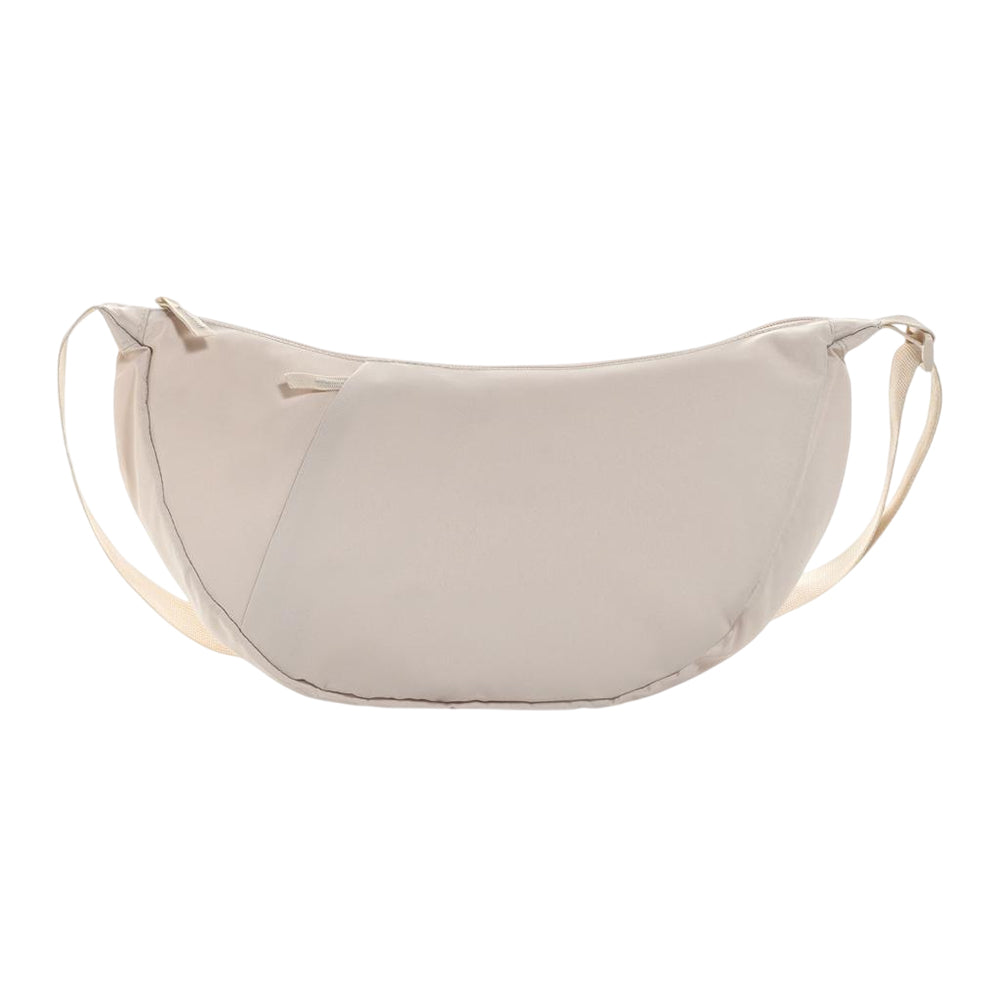 Beige - Front - XD Collection Crescent XL Half Moon RPET Aware 10L Crossbody Bag
