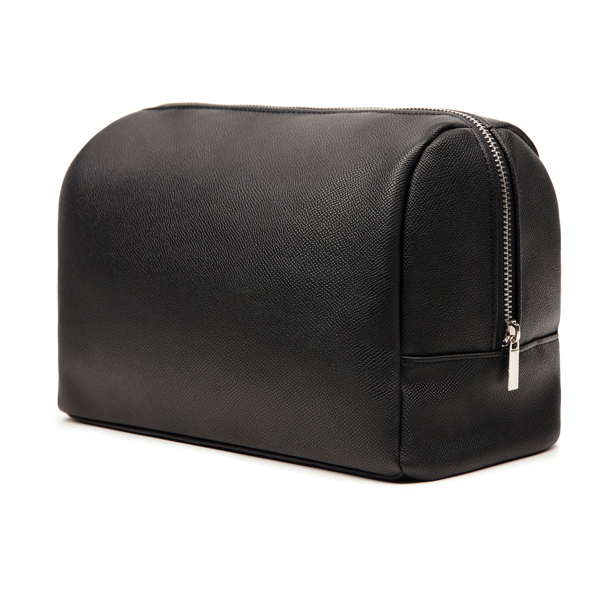 Black - Side - Vinga Bermond PU Recycled Toiletry Bag