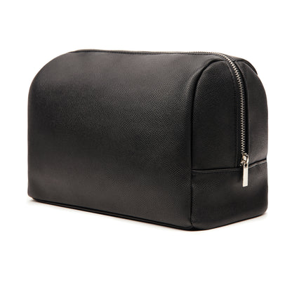 Black - Side - Vinga Bermond PU Recycled Toiletry Bag