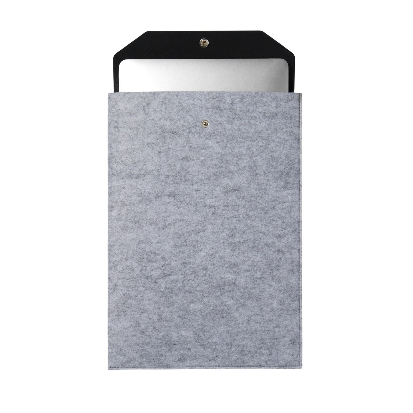 Grey - Back - Vinga Albon Recycled Felt Laptop Sleeve