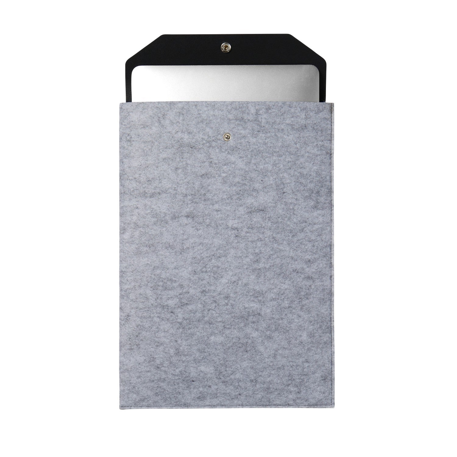 Grey - Back - Vinga Albon Recycled Felt Laptop Sleeve