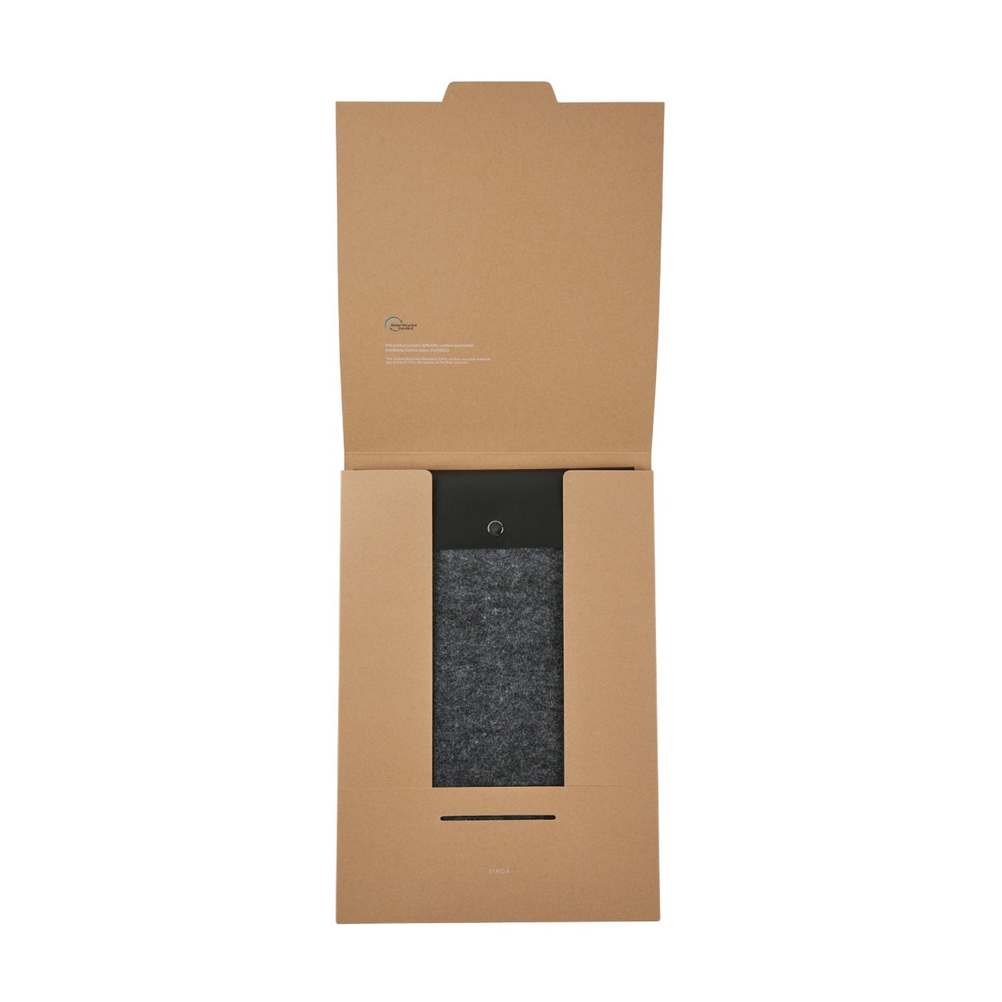 Black - Lifestyle - Vinga Albon Recycled Felt Laptop Sleeve