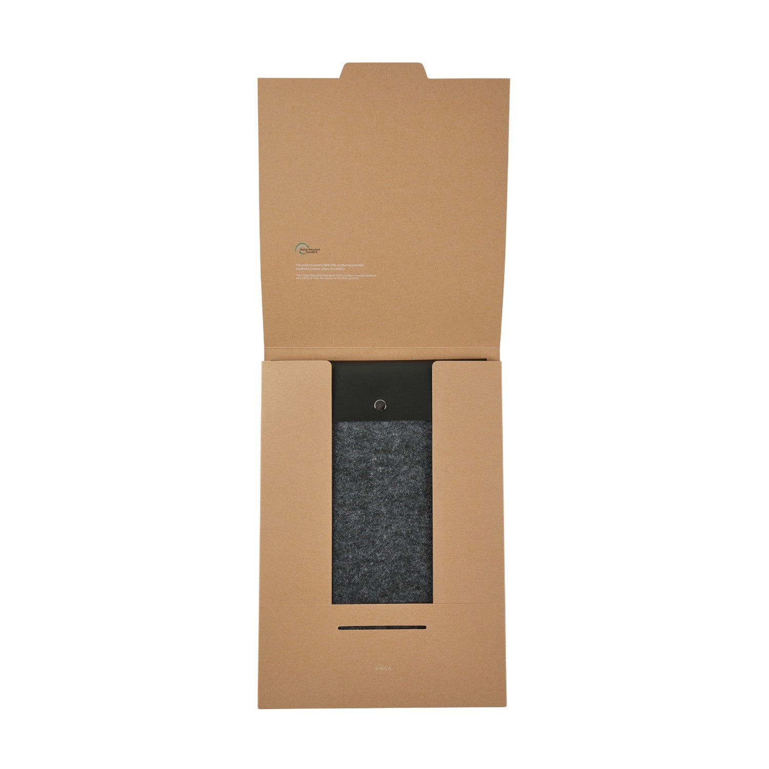 Black - Lifestyle - Vinga Albon Recycled Felt Laptop Sleeve