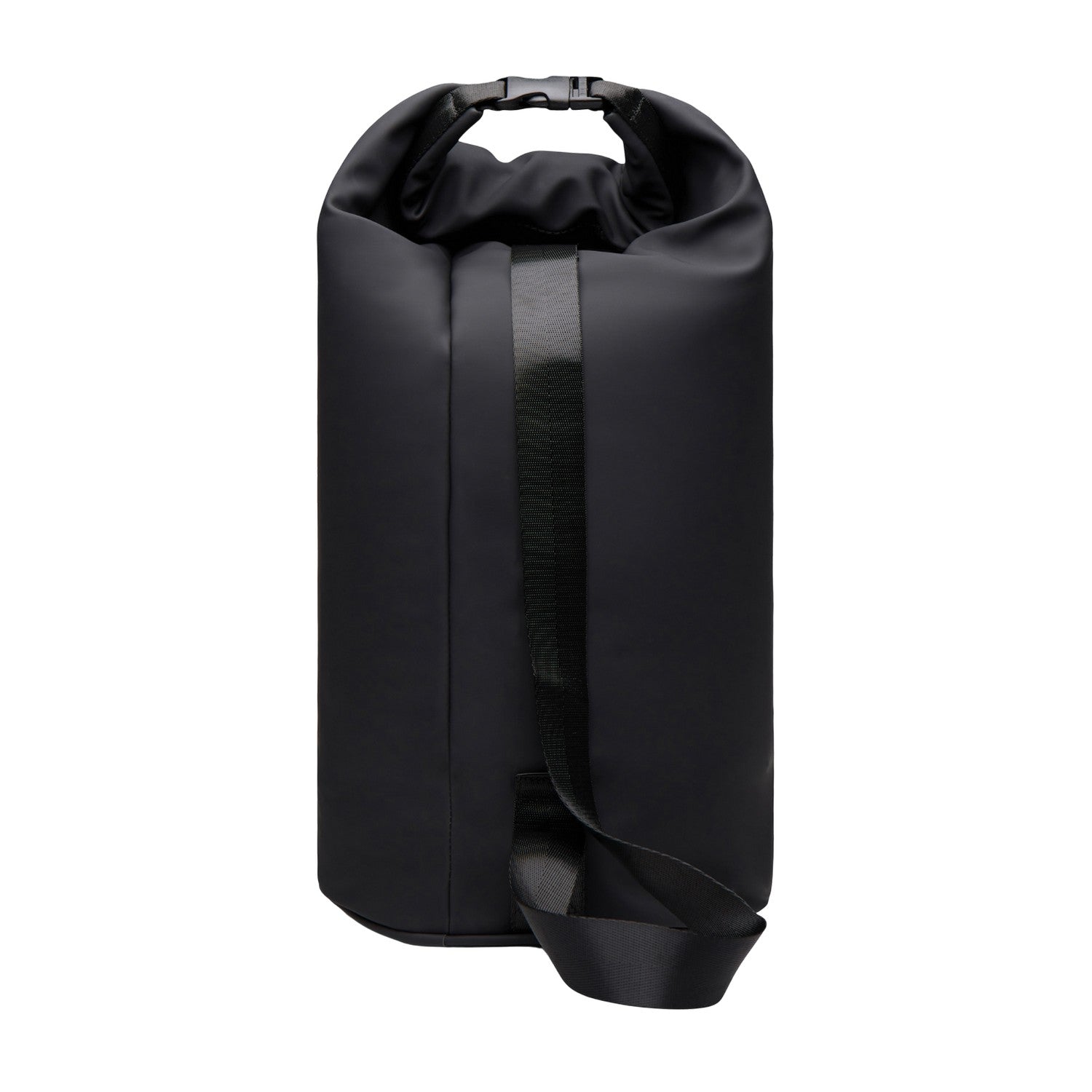 Black - Back - Vinga Baltimore Recycled Roll Top Cooler Bag