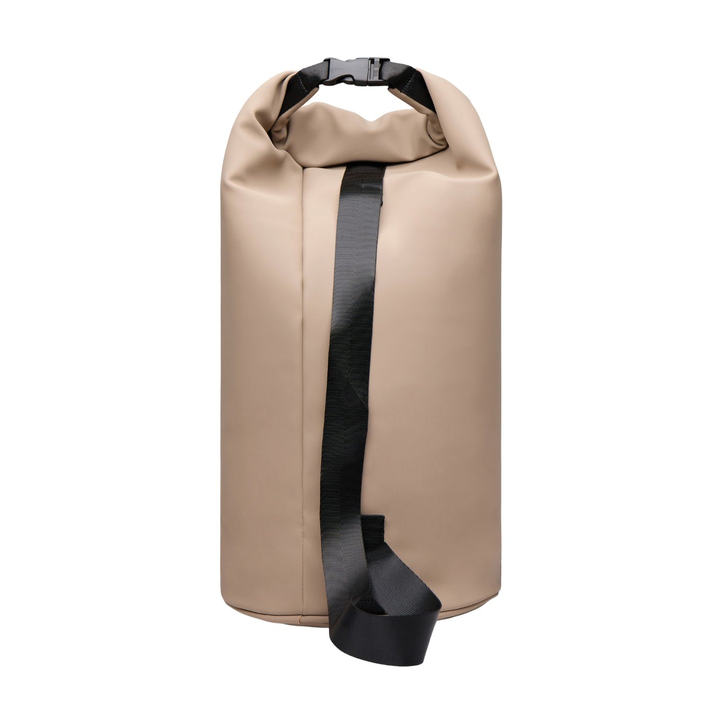Greige - Back - Vinga Baltimore Recycled Roll Top Cooler Bag
