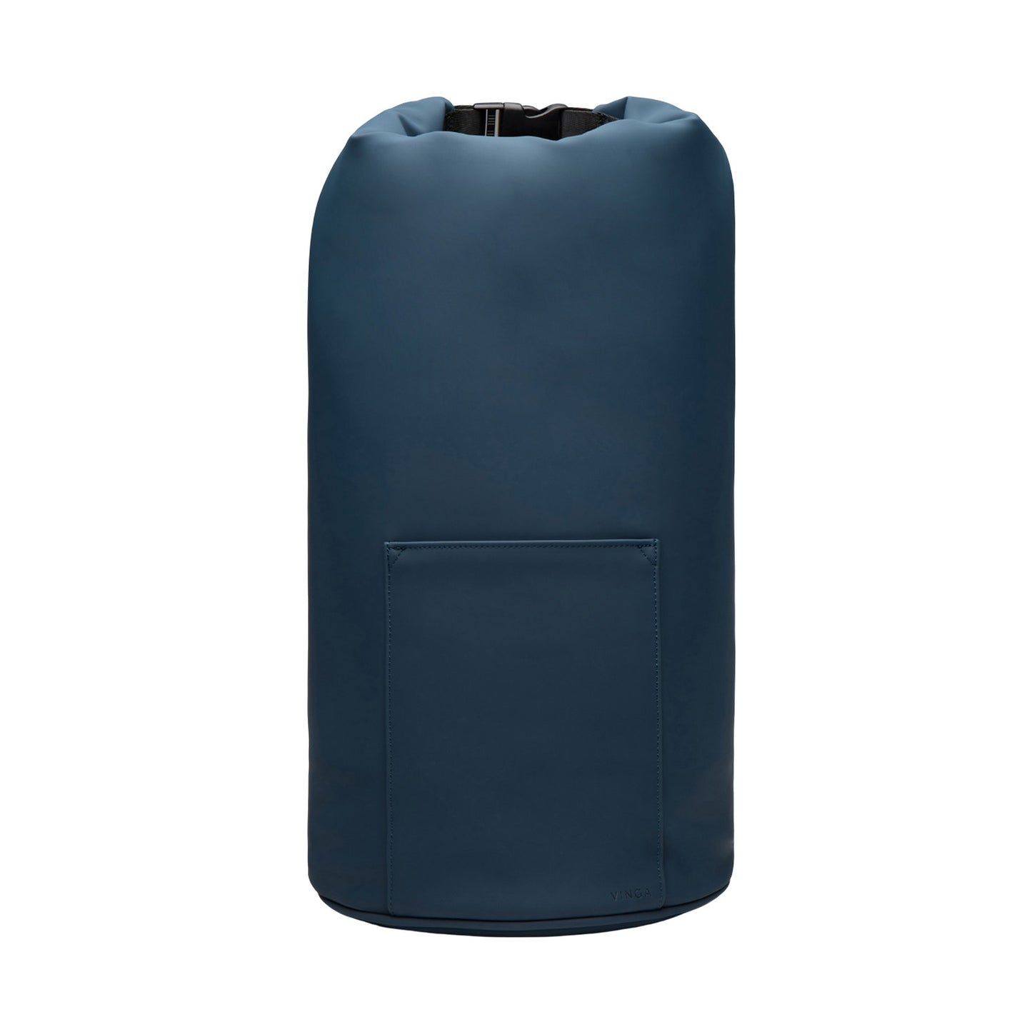 Navy - Front - Vinga Baltimore Recycled Roll Top Cooler Bag