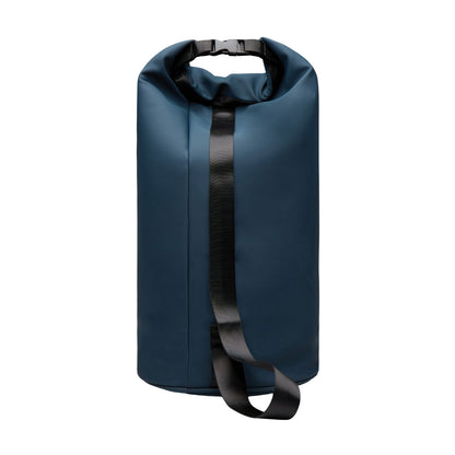 Navy - Back - Vinga Baltimore Recycled Roll Top Cooler Bag