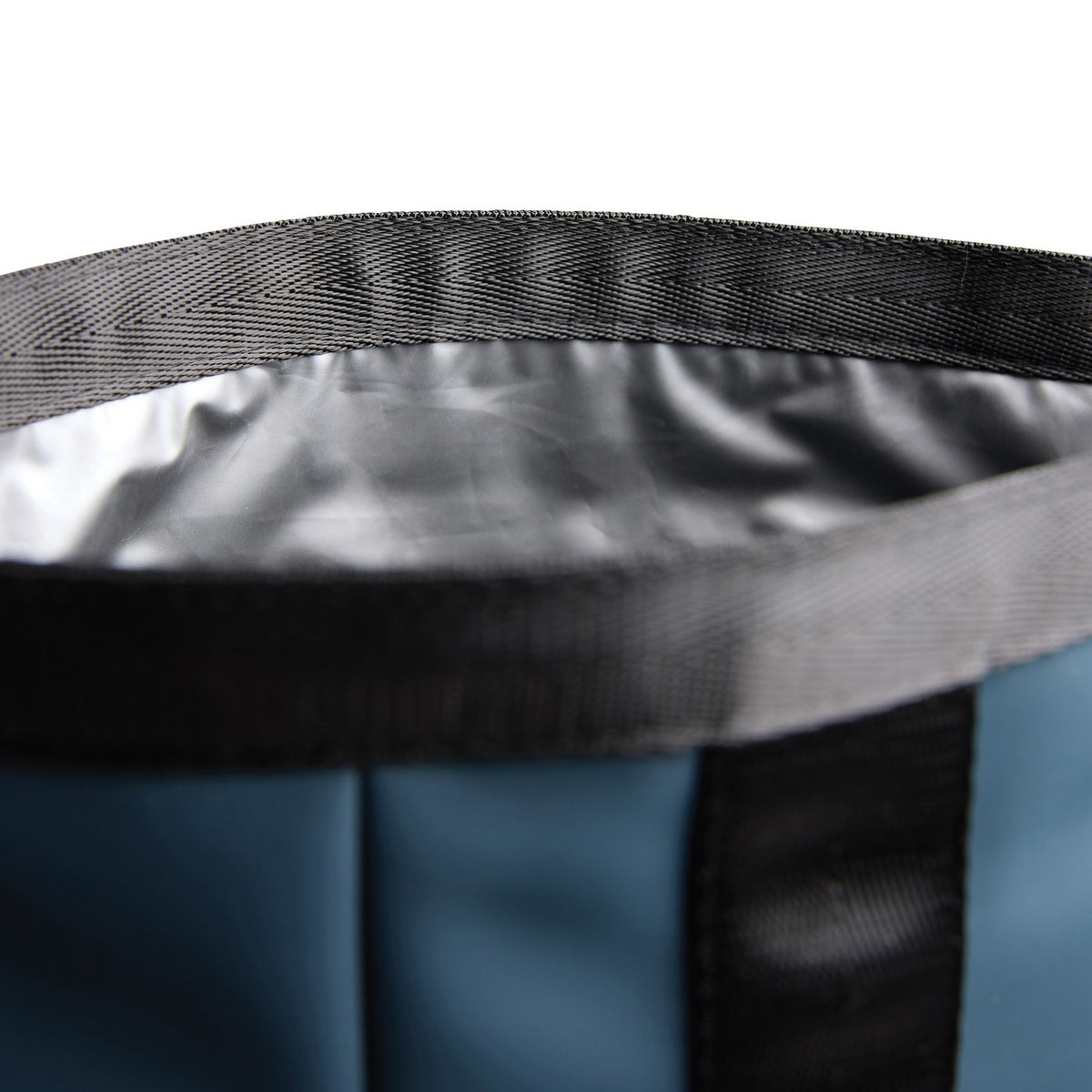 Navy - Side - Vinga Baltimore Recycled Roll Top Cooler Bag