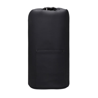 Black - Front - Vinga Baltimore Recycled Roll Top Cooler Bag