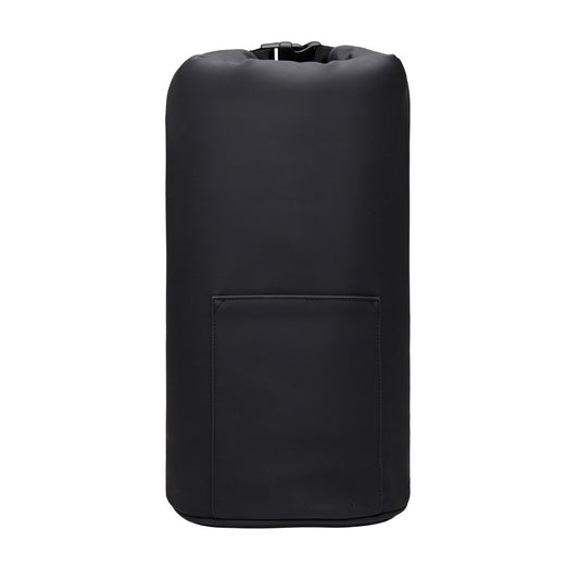 Black - Front - Vinga Baltimore Recycled Roll Top Cooler Bag