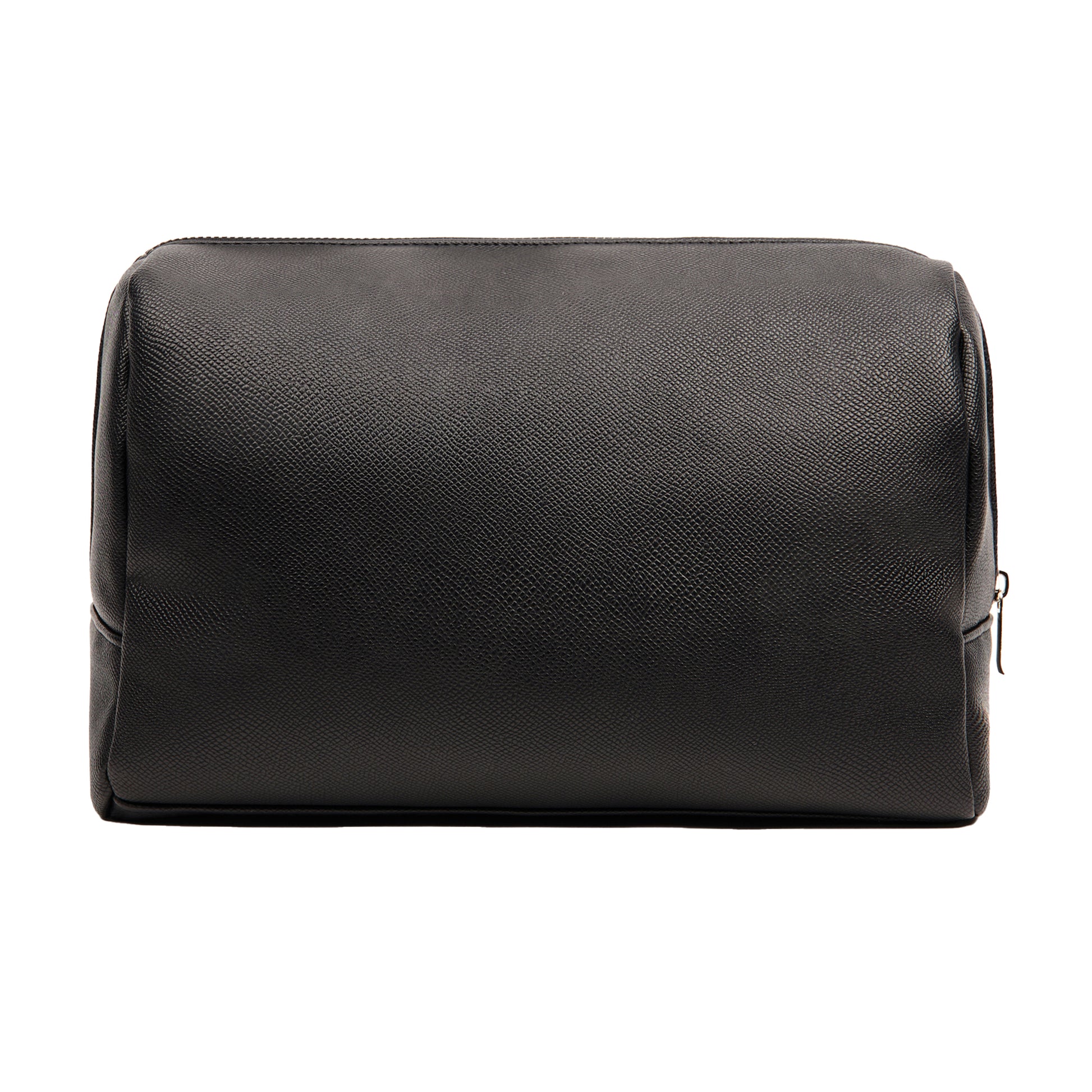 Black - Back - Vinga Bermond PU Recycled Toiletry Bag