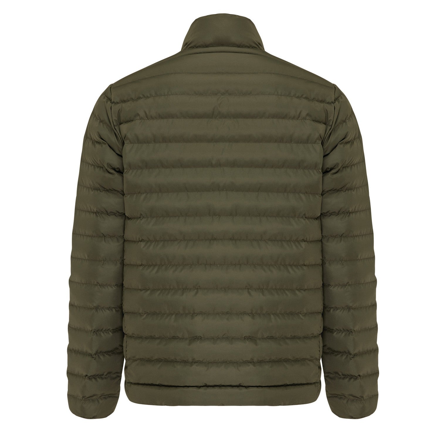 Khaki - Back - Iqoniq Mens Maiko Recycled Polyester Padded Jacket