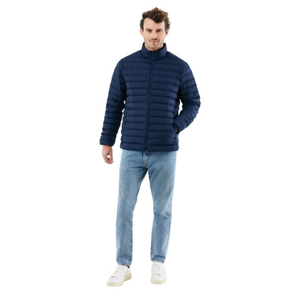 Navy - Lifestyle - Iqoniq Mens Maiko Recycled Polyester Padded Jacket