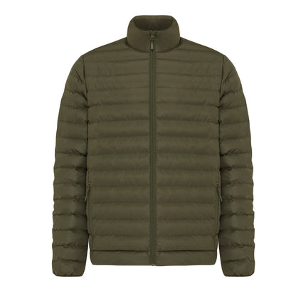 Khaki - Front - Iqoniq Mens Maiko Recycled Polyester Padded Jacket