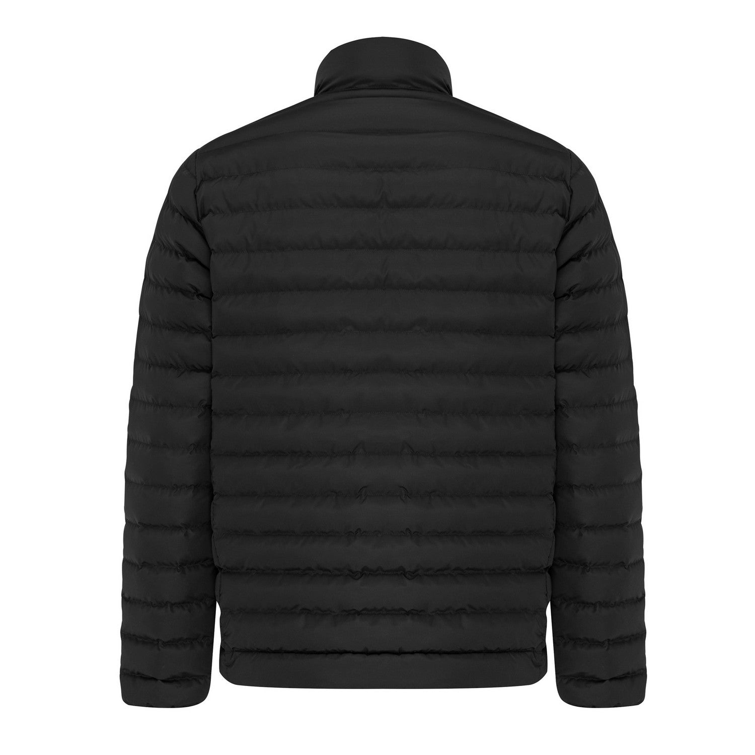Black - Back - Iqoniq Mens Maiko Recycled Polyester Padded Jacket
