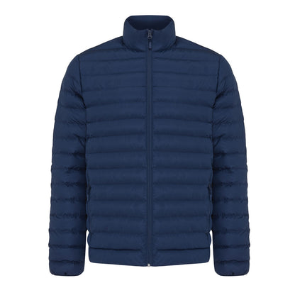 Navy - Front - Iqoniq Mens Maiko Recycled Polyester Padded Jacket