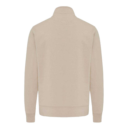 Desert - Back - Iqoniq Unisex Adult Elgon Recycled Cotton Quarter Zip Sweater Top