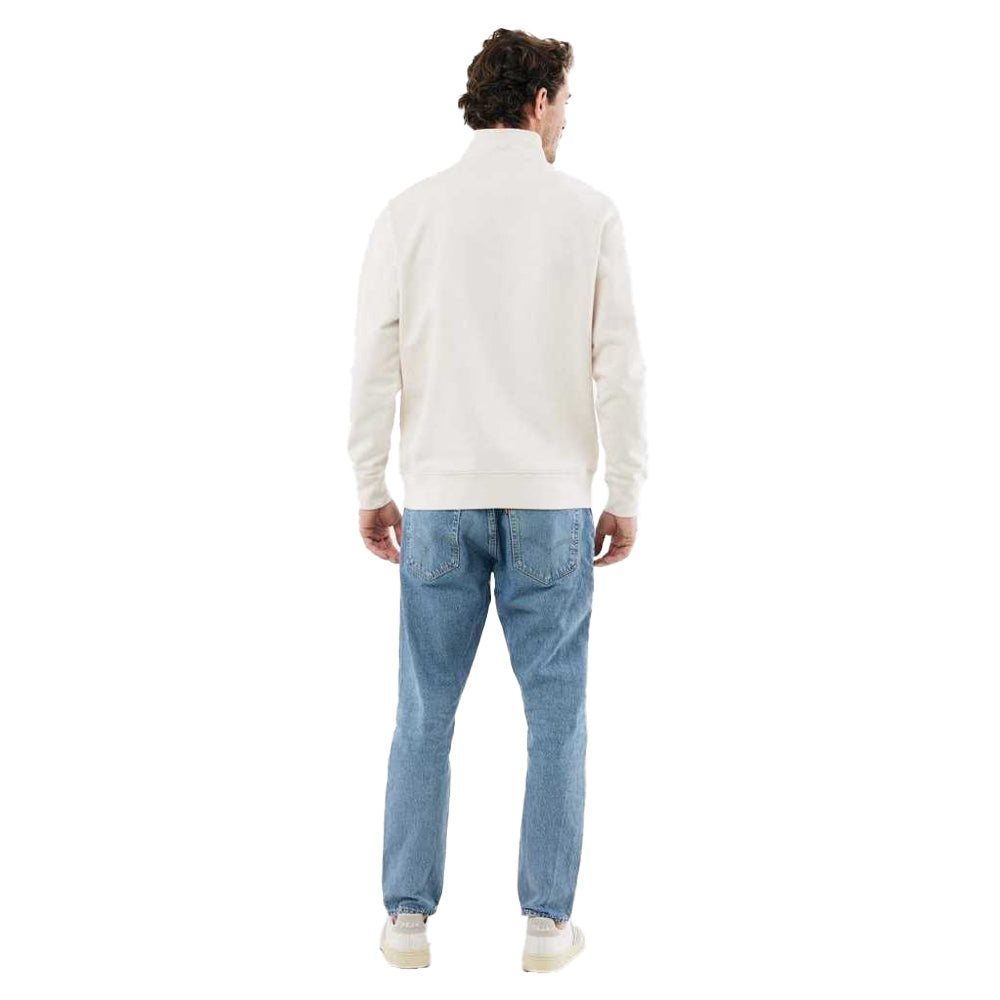 Ivory White - Lifestyle - Iqoniq Unisex Adult Elgon Recycled Cotton Quarter Zip Sweater Top