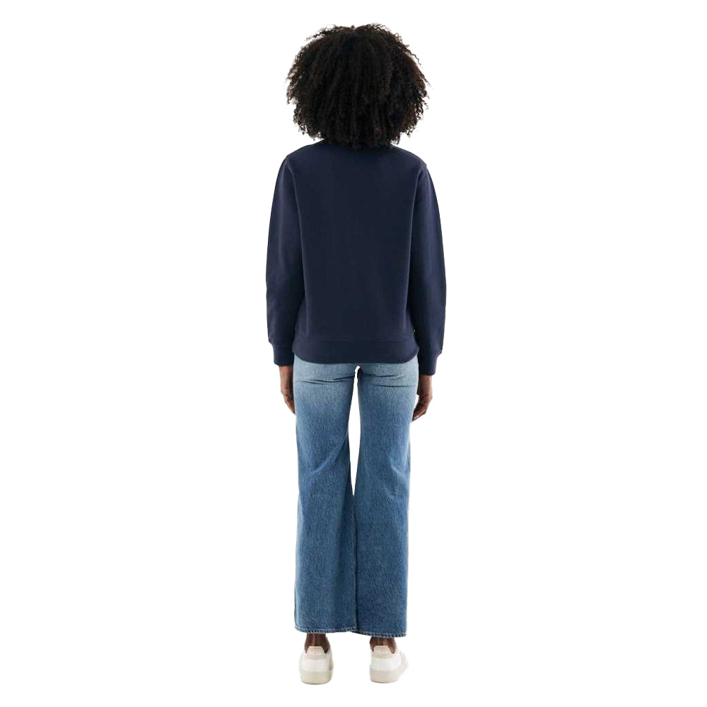 Navy - Lifestyle - Iqoniq Unisex Adult Elgon Recycled Cotton Quarter Zip Sweater Top