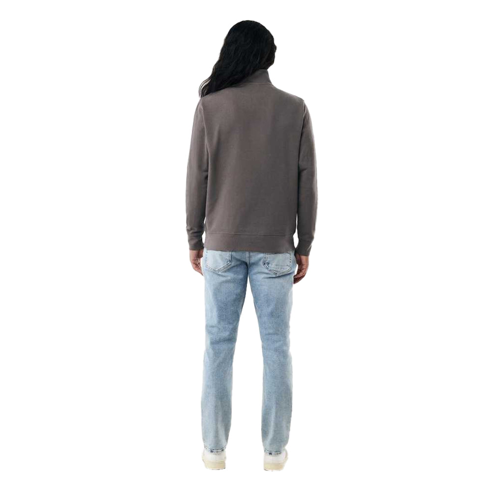 Anthracite - Lifestyle - Iqoniq Unisex Adult Elgon Recycled Cotton Quarter Zip Sweater Top