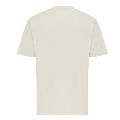 Natural Raw - Back - Iqoniq Unisex Adult Nikko Recycled Cotton Heavyweight T-Shirt