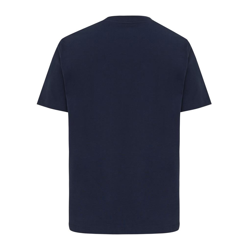 Navy - Back - Iqoniq Unisex Adult Nikko Recycled Cotton Heavyweight T-Shirt