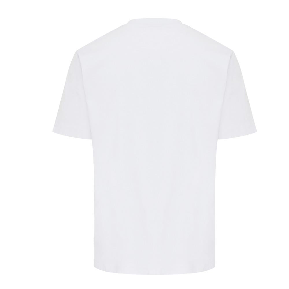 White - Back - Iqoniq Unisex Adult Nikko Recycled Cotton Heavyweight T-Shirt