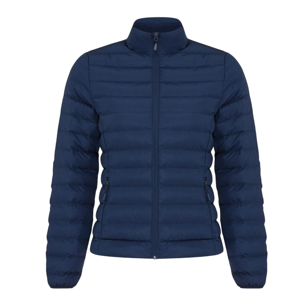 Navy - Front - Iqoniq Womens-Ladies Maiko Recycled Polyester Padded Jacket