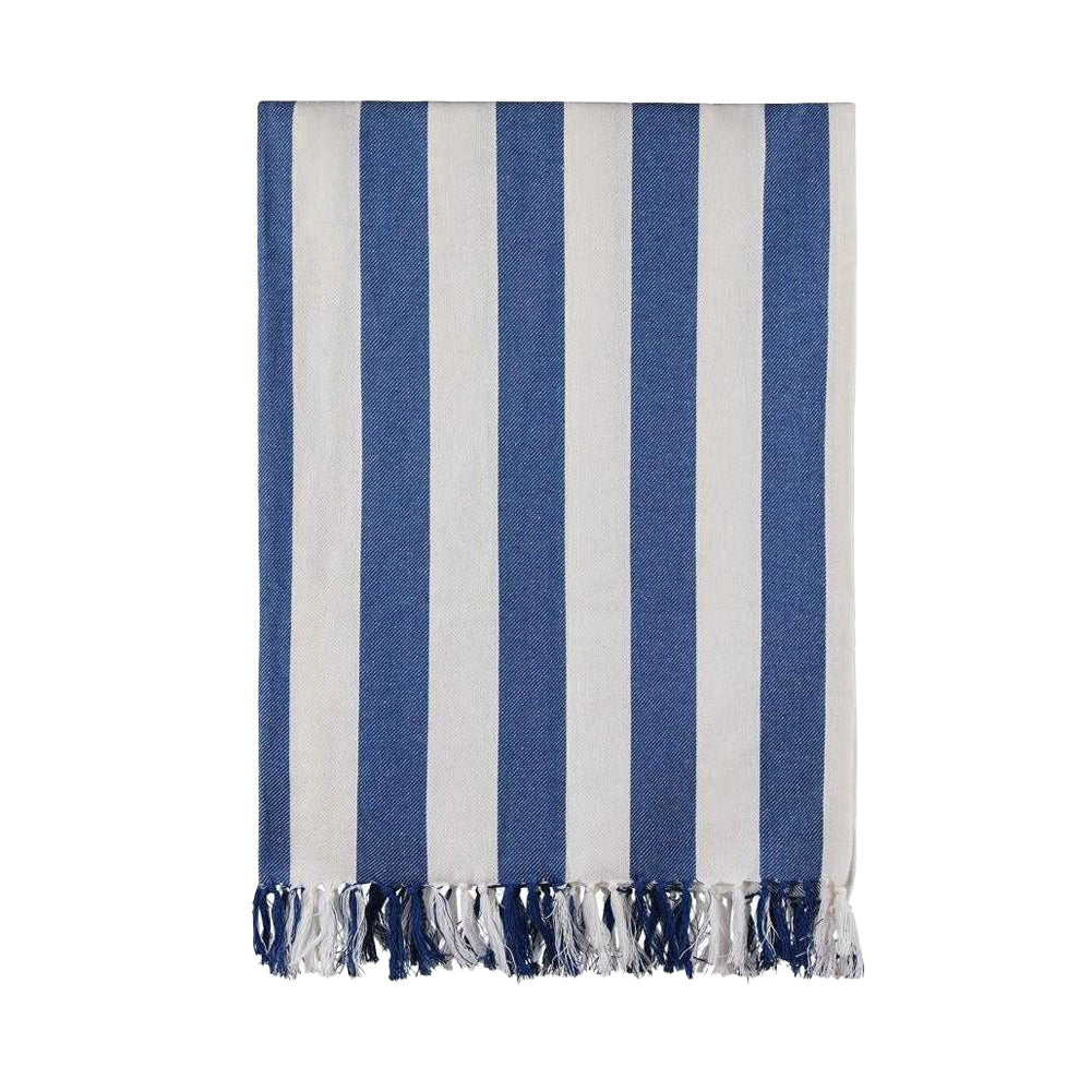 Blue - Front - Vinga Ornos Family Hammam Towel