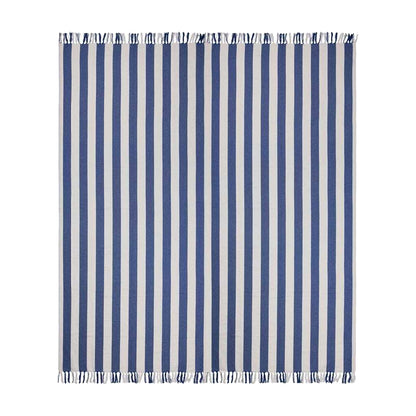 Blue - Back - Vinga Ornos Family Hammam Towel