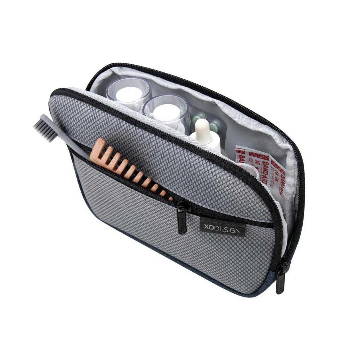 Black - Side - XD Design Logo Toiletry Bag