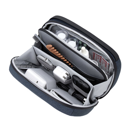 Blue - Back - XD Design Logo Toiletry Bag