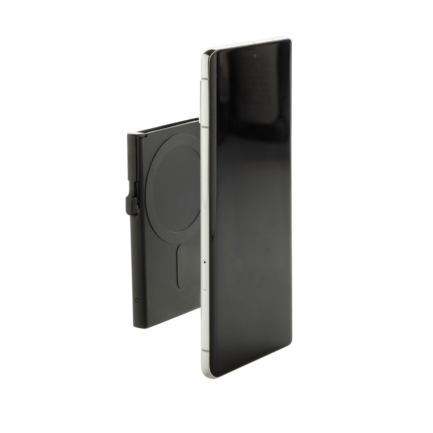 Black - Back - XD Collection Aluminium Standard Phone Card Holder