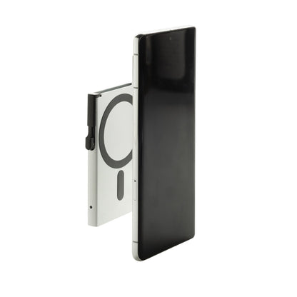 Silver - Back - XD Collection Aluminium Standard Phone Card Holder