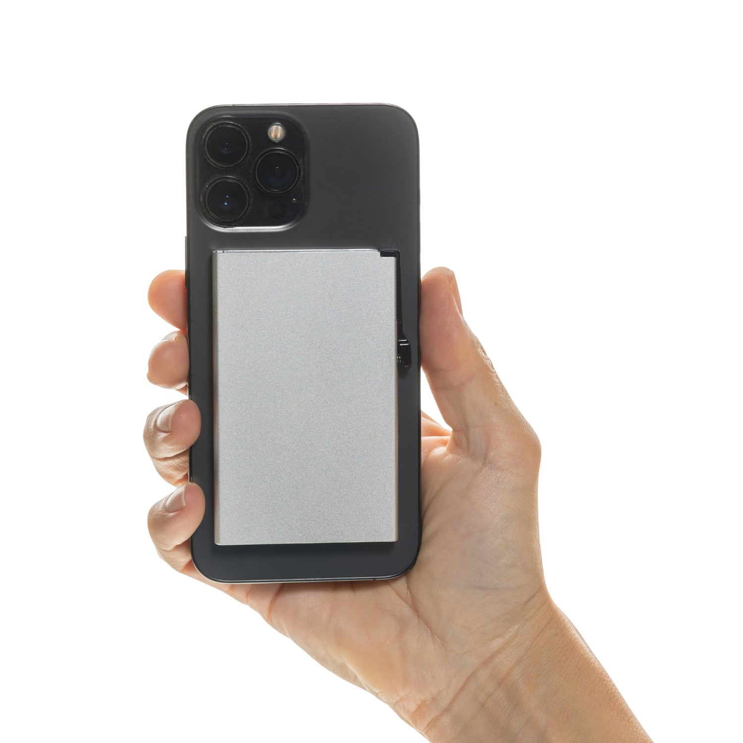 Silver - Lifestyle - XD Collection Aluminium Standard Phone Card Holder