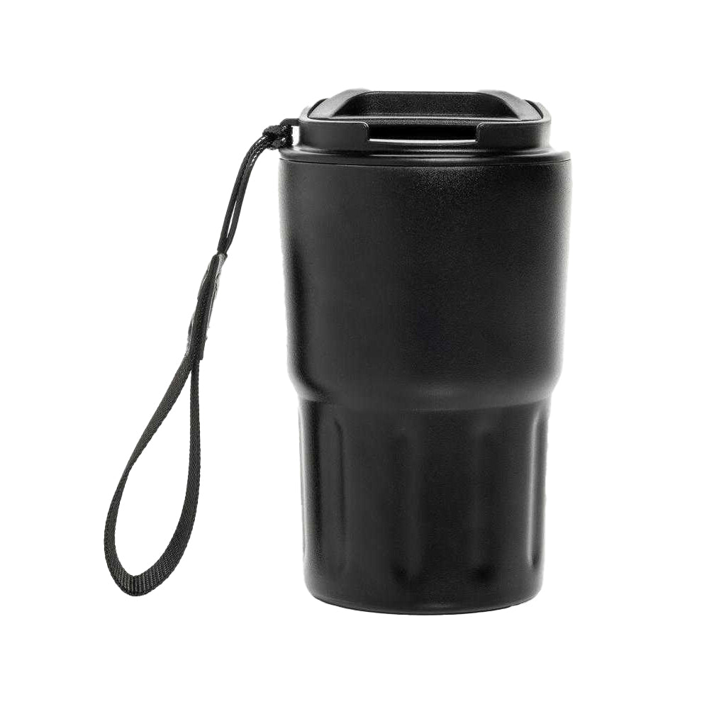 Black - Back - Swiss Peak Deluxe 350ml Business Gift Set Set