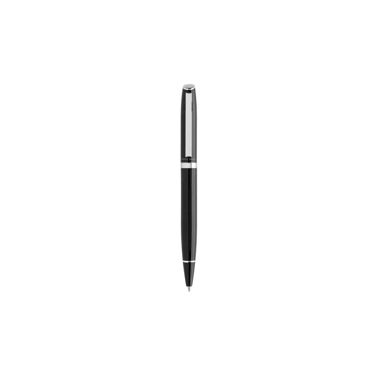 Black - Side - Swiss Peak RCS Deluxe Business 480ml Gift Set