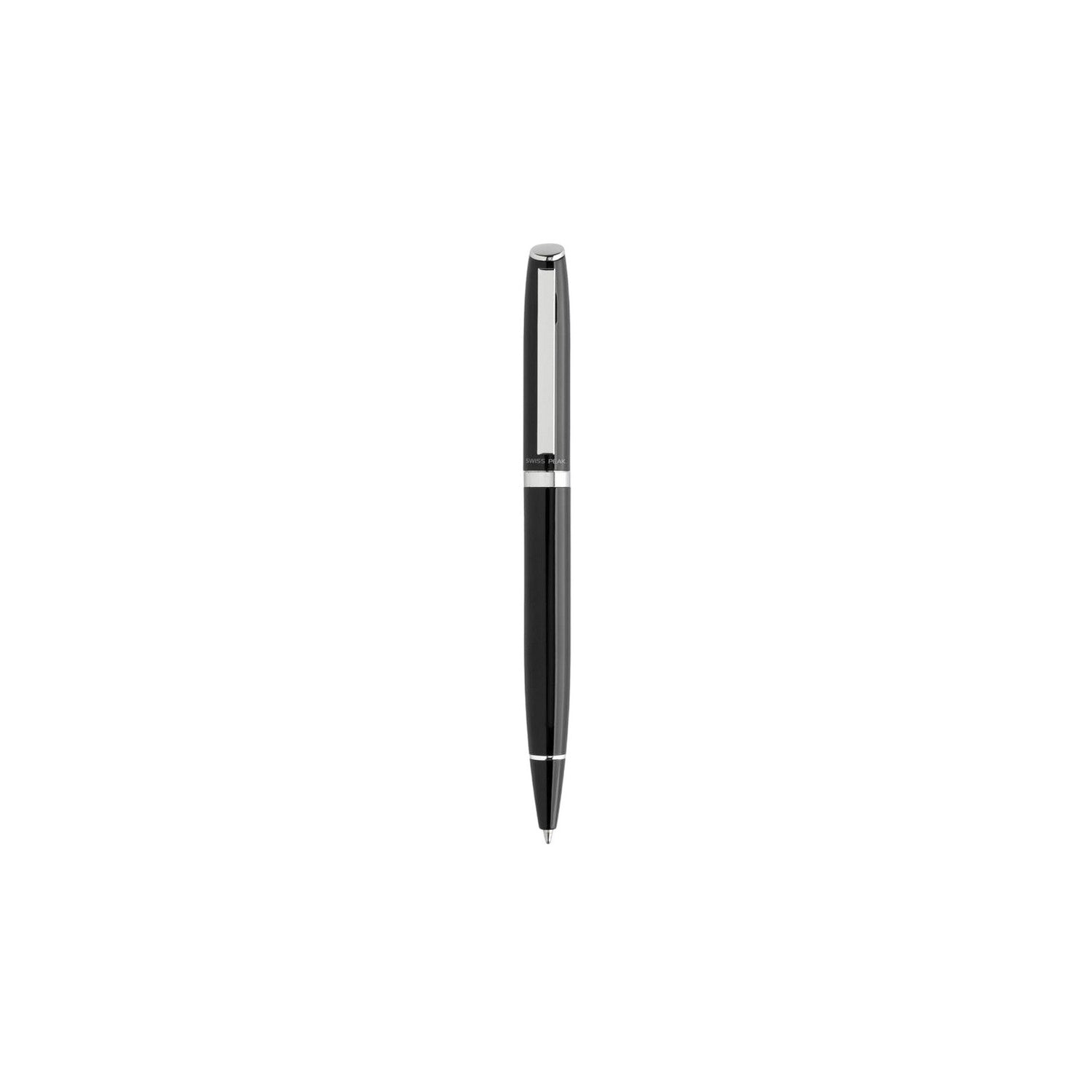 Black - Side - Swiss Peak RCS Deluxe Business 480ml Gift Set