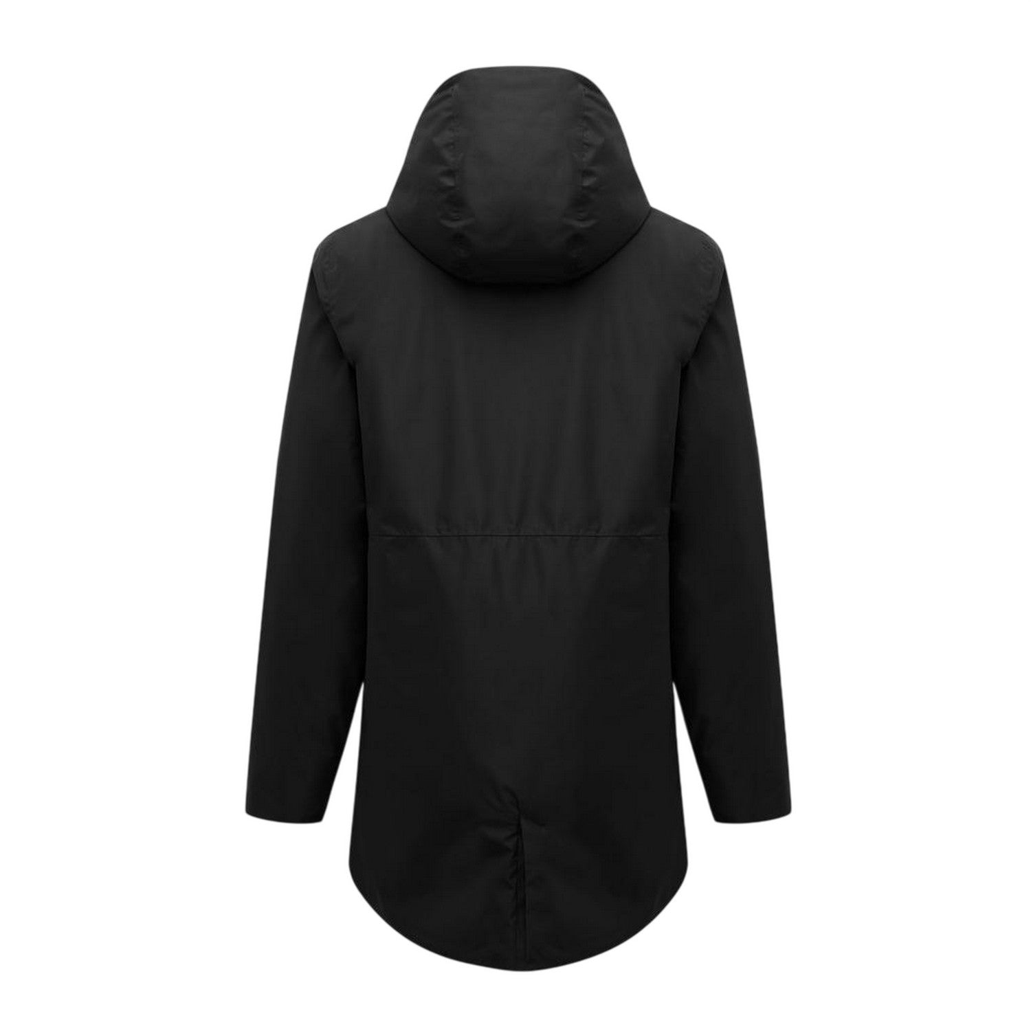 Black - Back - Iqoniq Unisex Adult Thelon Recycled Polyester Parka