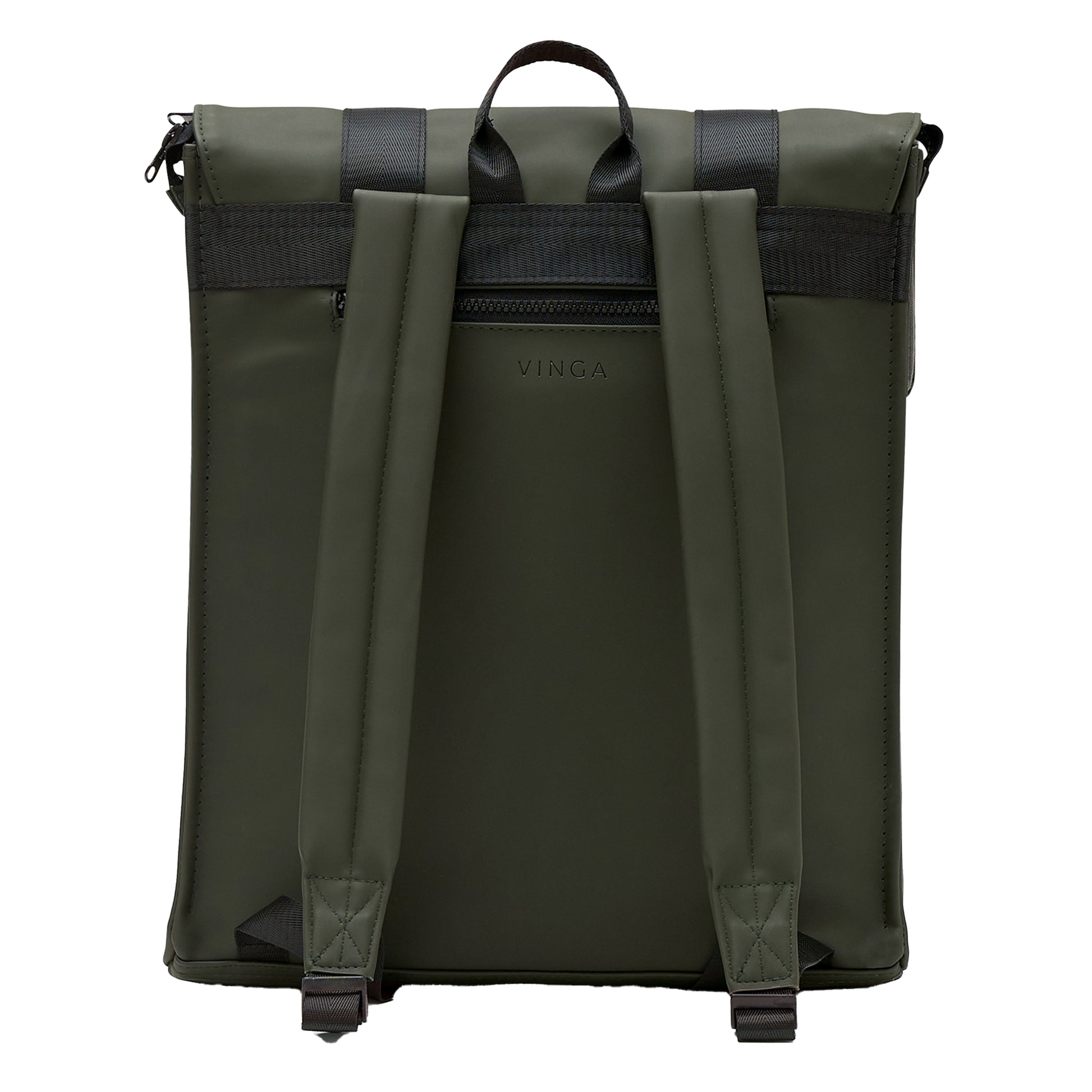 Green - Back - Vinga Baltimore 19L Backpack