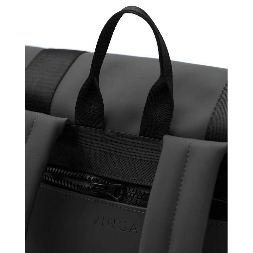 Black - Close up - Vinga Baltimore 19L Backpack