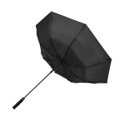 Black - Back - Nordic Drift Trail Stormproof Aware Folding Umbrella